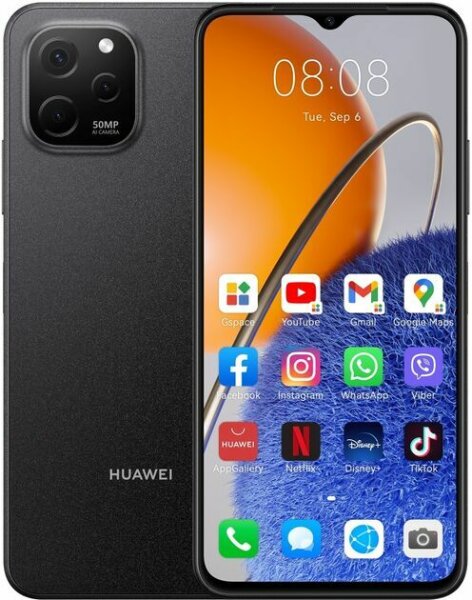 Huawei Nova Y61 Dual Sim 4GB Ram 128GB Midnight Black EU